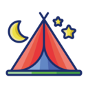 flag,nature,holidays,camping,forest,rural,camp,camping tent,tent